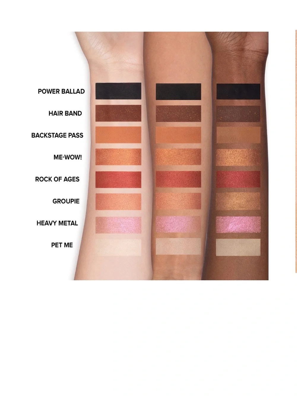 Too Faced Kitty Likes to Scratch Eyeshadow Palette - Orange, Black, Yellow
